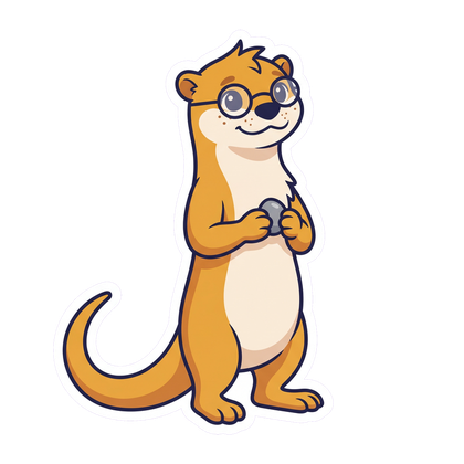 Philippe, the otter who lives on the home screen
